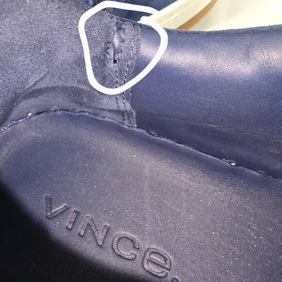 VINCE BLUE MASON SNEAKER SUEDE LEATHER GUM SOLE CASUAL SHOE SIZE 9 - Picture 7 of 11
